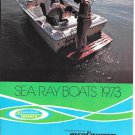 1973 Sea Ray Boat & Mercury Outboard 2 Page Double Ad- Nice Photos