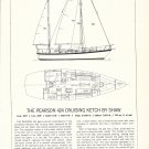 1977 Pearson 424 & Nautilus 36 Sailboats 2 Pg Double Ad- Boat Specs & Drawings