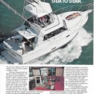 1984 Carver 32 Convertible Yacht Color Ad- Nice Photo