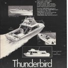 1970 Thunderbird & Zodiac 2 Page Double Boats Ad- Nice Photos