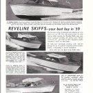 1959 Revel Craft Reveline Skiffs Ad- Nice Photo of 4 Models