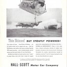 WW II Hall- Scott Motor Car Co Ad- Nice Photo Fairmile Motor Launch