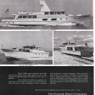 1968 Vic Franck Boat Co Ad- Nice Photos 104- 54 & 54' Models