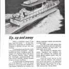 1969 Huckins Fairform Flyer Yacht Ad- Nice Photo
