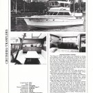 1977 Viking 43 & Post 42 Boats 2 Page Double Ad- Nice Photo & Boat Specs