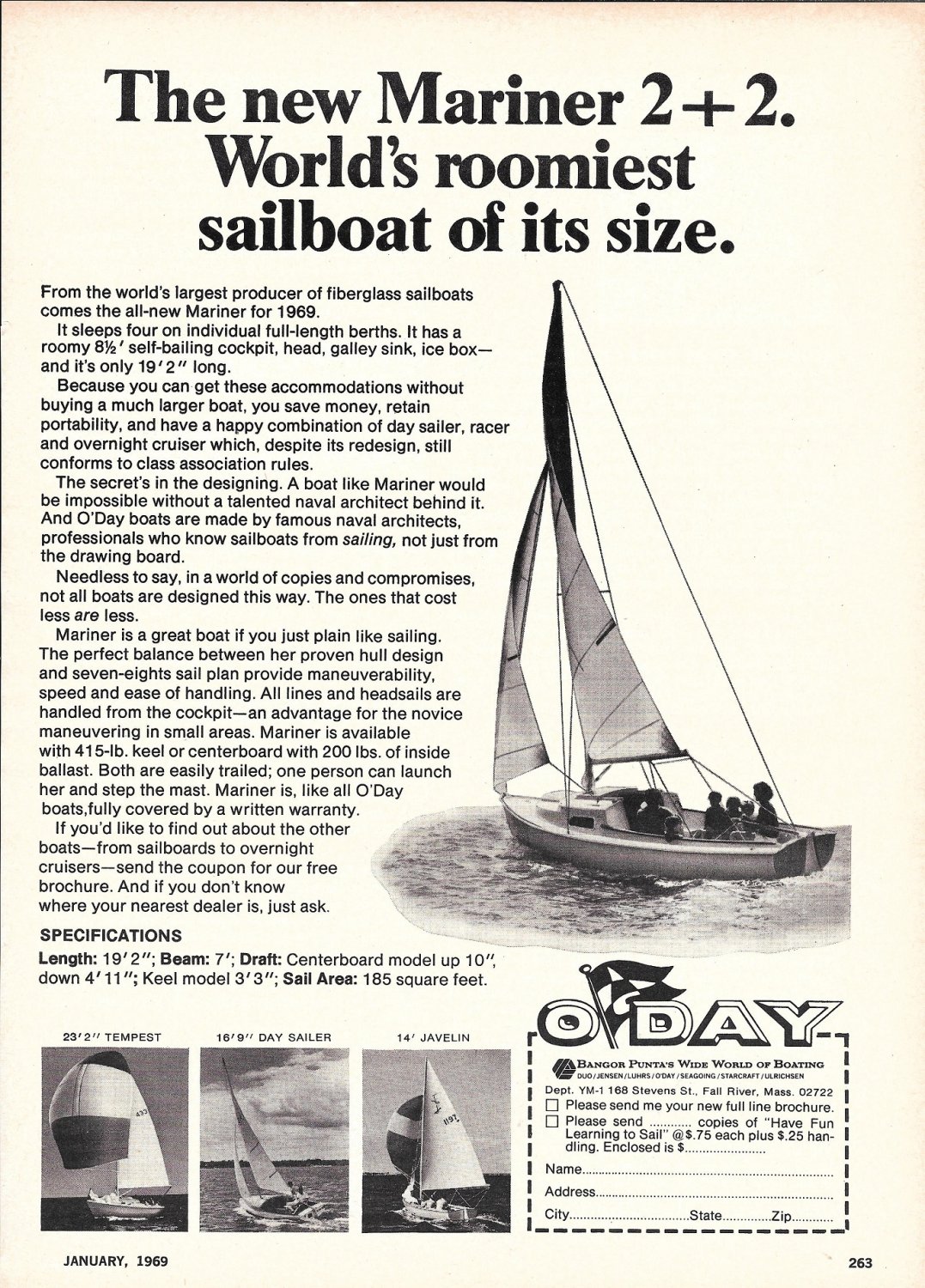 o'day 19 mariner 2 2 sailboat