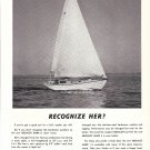 1965 A LeComte Medalist Mark II Sailboat Ad- Nice Photo