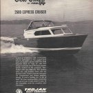 1964 Trojan Sea Skiff 2500 Express Cruiser Boat Ad- Nice Photo
