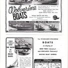 1952 Wolverine Boats Ad- Photo of Wagemaker Boats