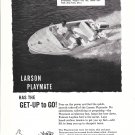 Old 1960 Larson Playmate 14 Boat Ad- Nice Photo