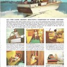 Old 1961 Evinrude Starflite III Outboard & Owens 35 Boat 3 Pie Double Ad-Nice Photos