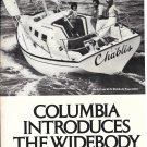 1976 Columbia 8.7 Sailboat & Morgan Out Island 51 3 Page Double Ad- Nice Photos