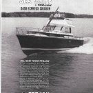 Old 1965 Trojan Sea Skiff 3400 Express Cruiser Boat Ad- Nice Photo