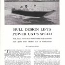 Old 1961 Hull Design For Power Catamarans Article by Ted Jones-Nice Photo