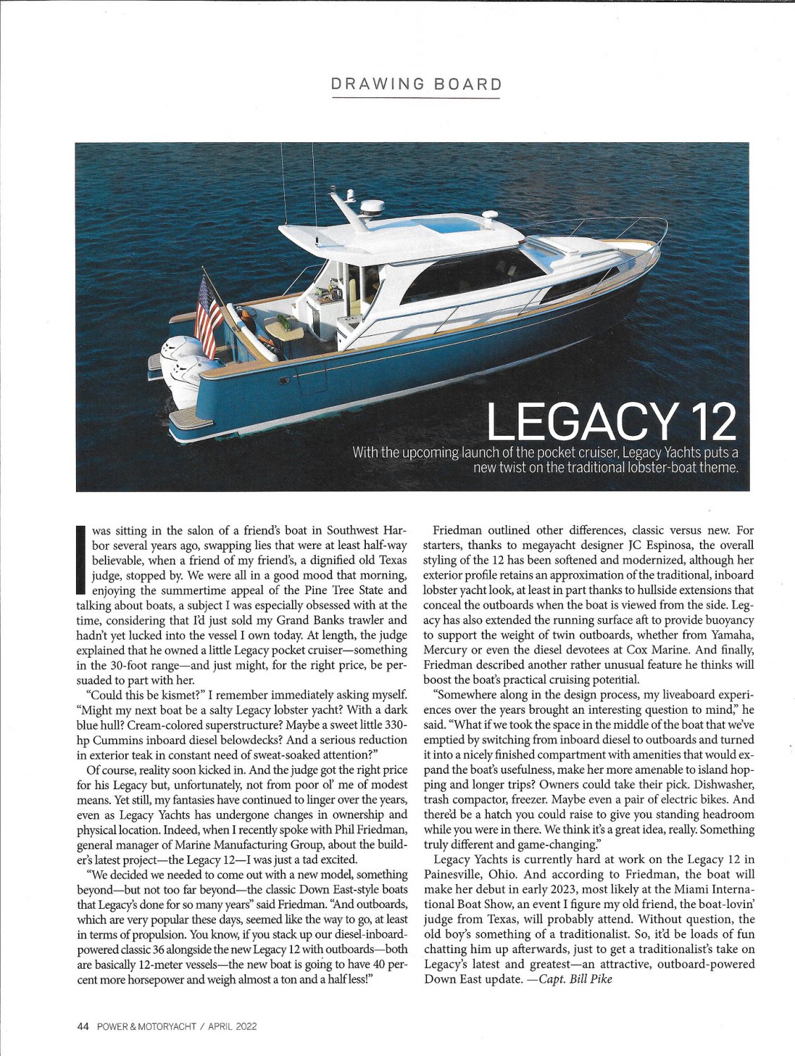 legacy 12 yacht price