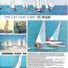 1970 Coast Catamaran Hobie Cat 14 Color Ad- Nice Photo