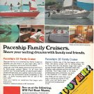 1975 AMF Paceship 23 & 26 Sailboats & Alden 58 Sailboat 2 Pg Double Ad-Nice Photos