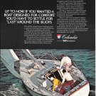 1975 Columbia 35 Sailboat Color Ad- Nice Photo