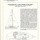 1975 Islander 28 Sailboat Ad- Boat Specs & Drawing
