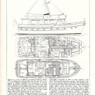 1975 Cheoy Lee 55 & Chance 33' Boats 2 page Double Ad- Boat Specs & Drawings