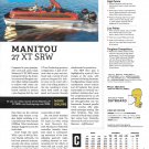 2022 Manitou 27 XT SRW Pontoon Boat Review- Photo & Boat Specs