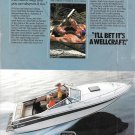 1982 Wellcraft Scarab 23 Boat & Fountain Executioner 10 Meters 2 Pg Double Ad-Nice Photos