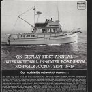 1976 American Marine Grand Banks 36 Diesel Cruiser Boat Ad- Nice Photo