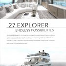 2020 Ocean Alexander 27 Explorer Yacht Color Ad- Nice Photo