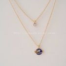 Blue Planet Universe Fantasy Charm Gided Japanese Style Necklace