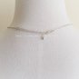Silver Plated Siimple Moon Srars Silver Chain Necklace