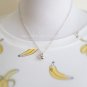 Brass Silver Plated Universe Planet Saturn Asteroid Necklace