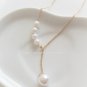 Elegant Pearl Gold Chain Japanese Style Necklace