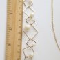 Geometric Pearl Gold Chain Japanese Style Necklace