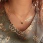 Blue Planet Universe Fantasy Charm Gided Japanese Style Necklace