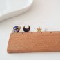 Blue Fantasy Planet Cosmic Ear Clips Set