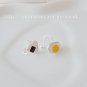 Exquisite Lovely Sushi Egg Yolk Ear Clips Set