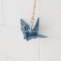 Blue Junior Childike Cute Origami Single Earrings