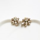 Fashion Clear Crystal Glass Cute Statement Stud Earrings