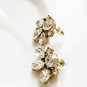 Fashion Clear Crystal Glass Cute Statement Stud Earrings