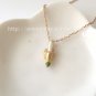Exquistite Simplicity Lovely Gilded Enamel Banana Charm Necklace