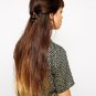 Gold Hollow Triangle Hairpin