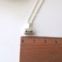 Sillver Warm White Male Fat Charm Necklace