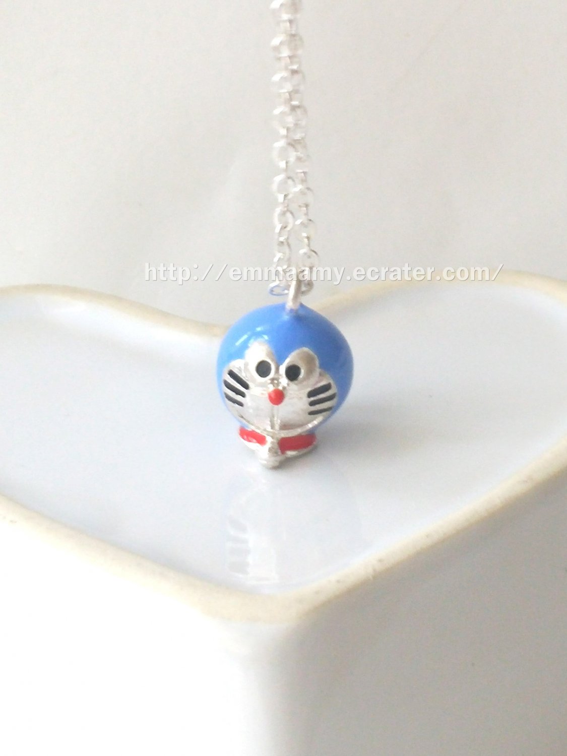 Jingle Silver Charm Necklace