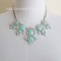 Cute Charm Statement Bib Collar Necklace
