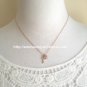 Key Crown Rose Gold Plated Necklace