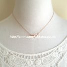 Simple Fashion Rose Gold Plated Necklace