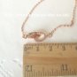 Simple Fashion Rose Gold Plated Necklace