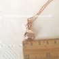 Wealth Wallet Rose Gold Plated Necklace