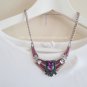 Retro Silver machinery Statement Bib Collar Necklace