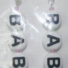 Baby (word) Ear Rings (Black and White)